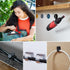 48Pcs Cord Organizer Kit, Reusable Elastic Silicone Cable Ties, Strong Adhesive Cable Clips for Cable Management, Multipurpose Wire Management for...