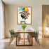 Posterizer 1 pcs-beaches and sunset-vintage woman collage-Abstract & Modern Art-Retro Art-Gift for Nature, Surfers and Beach Lovers- UNFRAMED Wall...