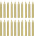 Mega Candles 20 pcs Unscented Gold Exquisite Mini Taper Spell Candles, 4 Inch Tall x 1/2 Inch Diameter, Magic Chimes, Enchantment, Casting Rituals...