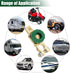 CZC AUTO Battery Quick Disconnect Switch Top Post Cut/Shut Off Switch Master Battery Isolator for Boat, Car, Truck, RV, Camper, Tractor Vehicles (...