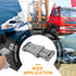 Ip68 Waterproof 50 amps 6-8 Gauge Battery Quick Connect/Disconnect, Jumper Cable Plug Connector Kit for Recovery Winch, Boat, Towing Systems(Grey)...