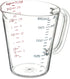 Carlisle FoodService Products 4314307 Commercial Plastic Measuring Cup, 1 Quart, Clear...