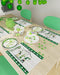 St. Patrick's Day Placemats Set of 6, Funny Irish Gnome Elf Hold Horseshoe Heat Resistant Placemat Waterproof Table Mats, Farm Wood Board Texture ...