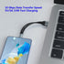 USB C Android Auto Cable,10Gbps 3A Fast Charging USB to USB C Cable,5“ Short USB 3.1 Gen 2 Cable Compatible with Quest Link, SSD, Power Bank, Char...