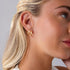 micuco 3 Pairs Small Hoop Earrings Set for Women, 14K Gold Plated Huggie Hoop Earrings for Men, Tiny Cartilage Hypoallergenic Earring Set...