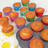 Gifbera Bright Rainbow Jumbo Cupcake Liners Large Solid Colorful Paper Baking Cups 200-Count...