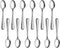 New Star Foodservice 1029871 Slimline Pattern, 18/0 Stainless Steel, Coffee Spoon, 4.75-Inch, Set of 12...