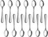 New Star Foodservice 1029871 Slimline Pattern, 18/0 Stainless Steel, Coffee Spoon, 4.75-Inch, Set of 12...