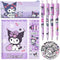 Cute School Supplies Set - Gel Pens, Journal Notebook, 50 Stickers, Pencil Cse, Kawaii Stationery Set, Back to School Gift, Purple...