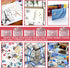 40 Pack Stamp and Die Storage Pockets, Reusable Small Plastic Envelopes Waterproof Sticker Organizer Receipt Holder Photo Storage Folders (4" x 6"...