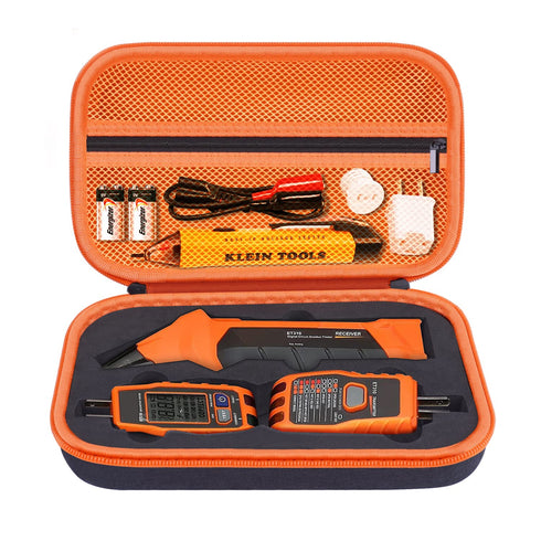 Hard Case for Klein Tools ET310 AC Circuit Breaker Finder Electric Tester & 80041 Outlet Repair Tool Kit & RT250 GFCI Outlet Tester and Accessorie...