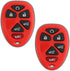 2X KeylessOption Key Fob Replacement for 2007 2008 2009 2010 2011 2012 2013 2014 Cadillac Escalade Chevrolet Chevy Suburban Tahoe GMC Yukon Remote...