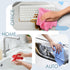 Hearth & Harbor Microfiber Cleaning Cloth, Microfiber Towels for Cars 12 Pack Washcloths, Blue Cleaning Rags, Reusable Microfiber Towel, Microfibe...