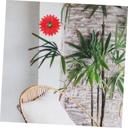 LIFKOME 1Pc wrought iron wall hanging daisy flower wall art decor sunflower bathroom decor Metal Daisy Flower Wall Decor wall flower sculpture gar...