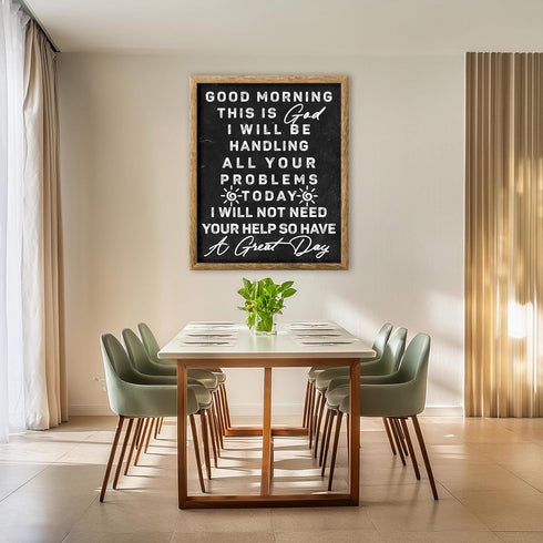 Posterizer 1 pcs-encouraging message from God-rustic decor-Religious Posters-Motivational & Inspirational Art-Gifts for Christians-Living Room Bed...