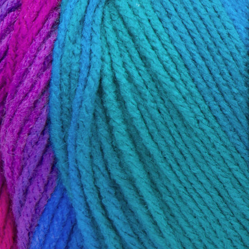 Red Heart Yarn Super Saver Stripes Polo Stripe...