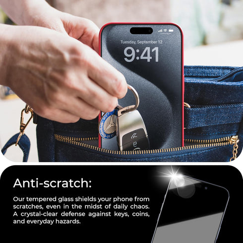 Deppa [2 Pack Screen Protector for iPhone 12/12 Pro (6.1") Tempered Glass | Easy Installation | 9H Hardness | Scratch Resistant | Anti-Fingerprint...