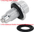 2PCS M14x1.5MM Magnetic Engine Oil Drain Plug Fit Ford Jeep Chrysler Dodge Lincoln Fiat Ram LandRover Mercury Select Models, Replace 090-115 090-1...