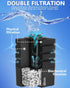 Aquarium Bio Sponge Filter Kit, Super-Quiet Submersible Fish Tank Foam Filter with 1 Spare Sponge and Full Accessories, Suits Tanks Within 110 Gal...