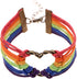 Infinity Collection LGBT Bracelet, Lesbian Pride Jewelry, Rainbow Pride Bracelet & Lesbian Gifts...