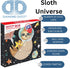 DIAMOND DOTZ ® - Sloth Universe Dotz Box, Partial Drill, Round Dotz, Diamond Painting Kits, Diamond Art Kits for Adults, Gem Art, Diamond Art, Kit...