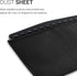 kwmobile Dust Cover Compatible with Universal Keyboard (L) - Computer Keyboard Protector Fabric Case - Black...