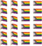 24 Pieces Gay Pride Pins Rainbow Flag LGBTQ Enamel Lapel Pin Brooches Decoration for Lesbian Transgender Gay Activities Clothes Bag Decor Birthday...