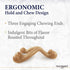 Nylabone Gourmet Style Strong Chew Wishbone Dog Chew Toy, Chicken Flavor, Small/Regular (1 Count)...