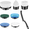 8pcs Electric Spin Scrubber Replacement Brush Heads, Extra Brushes Kit for Bathroom Floor Tile, Bathtub, Glass, Car, Kitchen Cleaning...