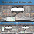 Phone Mount for Car, Rear View Mirror Phone Holder, Rotatable and Retractable Phone Holder for Car Compatible with iPhone Samsung All 4-7 Inch Cel...
