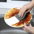 Cast Iron Cleaner Chainmail Scrubber -Fine Ring- 316 Stainless Steel Scrubbing Sponge Skillet – Dish Scrubber - Built-in Silicone with Welded Ring...