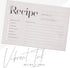 Rustic Vintage Floral Recipe Cards from Dashleigh, 48 Cards, 4x6 inches, Beige-Grey, Water-Resistant and Double-Sided...