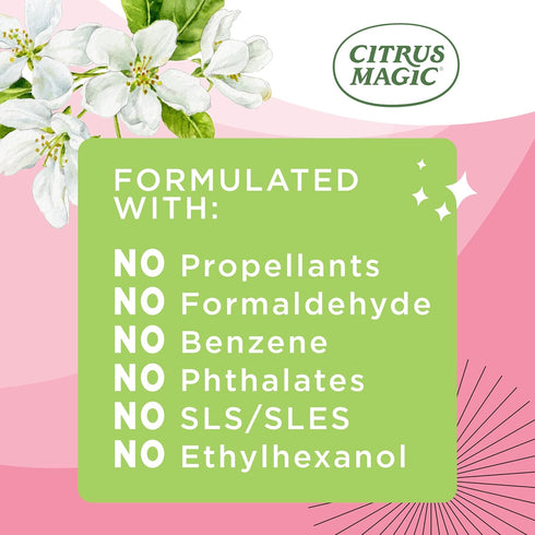 Citrus Magic Limited Edition Odor Eliminating Air Freshener Spray, Assorted Spring Fragrances, 3-Ounce, Pack of 3...