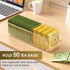 MaxGear Tea Bag Organizer Clear Plastic Tea Bag Storage Holder for Pantry, Kitchen, Cabinet, Countertop, 1 Pack...