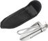 SE 8-7/8" Stainless Steel Mini Folding Trowel with Nylon Pouch - 5-5/8" Folded Length, Durable and Lightweight for Camping, Gardening, Outdoor Act...