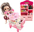 50Pcs Miniature Drink Bottles Adults Dollhouse Soda Pop Cans Pretend Play Kitchen or Supermaket Game Party Accessories Toys for Boys and Girls Kit...