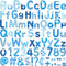 231 Pcs Christmas Bulletin Board Decoration Winter Letters Cutouts Combo Set Bulletin Board Alphabet Letters and Number Accents for Xmas Winter Ho...