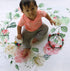 Baby Monthly Milestone Blanket for Girl & Boy - Floral Plush Fleece for Baby Photo – Baby Shower/Registry Gift – Baby Safe Soft Wrinkle Free - Swa...