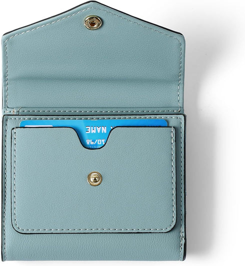 GAEKEAO Small Wallet for Women Leather RFID Blocking Credit Card Holder Organizer Mini Bifold Zipper Coin Purse...