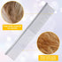 2pcs Dog Grooming Combs for Removing Tangles, Round Teeth Metal Cat Pet Hair Comb, Silver Large Professional Grooming Tool for Long Short Haired D...