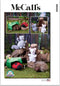McCall's Plush Animals with Leaf and Tree Houses Sewing Pattern Packet by Carla Reiss, Design Code M8469, One Size Each, Multicolor...