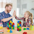 Montessori Toys for 2 3 4 Year Old Boys Girls Gifts, 16pcs Wooden Building Blocks for Toddlers 1-3 Year Old, Stacking Blocks Sensory Toys for Kids...