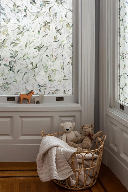 Artscape Flight | Window Privacy Film Textured Glass Pattern | Non-Adhesive & UV Protection | Easy to Apply & Removable | 24 x 36 inches | Made in...