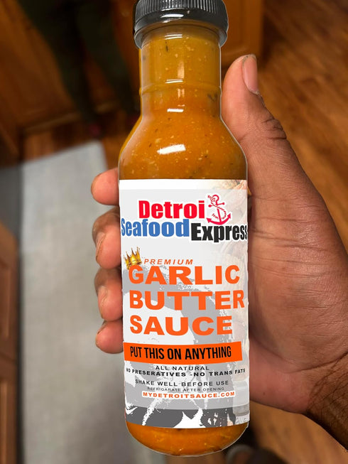 Detroit Seafood Express Garlic butter Sauce...