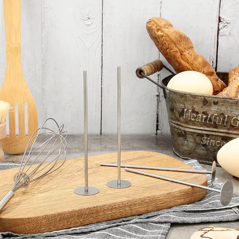 Cake Heating Rod 5.71 Inch Sliver Baking Nails for Baking Stainless Steel Heating Core for Cakes Baking Stick Supplies (4 Pcs)...