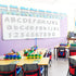 72 Pcs 4 Inch Glitter Bulletin Board Letters Chalkboard Classroom Letters Poster Cut out Letters for Bulletin Boards with Adhesive Dot Alphabet 0-...