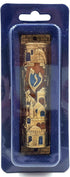 TALISMAN4U Gold Enamel Jewish MEZUZAH CASE with Scroll Jerusalem Israel Judaica Door Mezuza 4"...