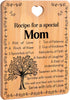 Gifts for Mom, Mom Birthday Gifts, Birthday Gifts for Mom, Best Mom Gifts from Daughter Son, Cutting Board with Warm Words 'Recipe for a Special M...