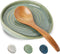 Ceramic Spoon Rest for Stove Top, Spoon Holder for Kitchen Counter, Farmhouse Cooking Utensil Holder for Spoons, Ladles, Spatula, Glazed Green...
