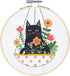 Dimensions 72-76916 Cat Planter Embroidery Needlepoint Kit for Beginners, 6" D, Multicolor, 5pcs...